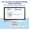 The Mighty Badge Badge Kit, Magnetic, Inkjet, Reusable, 1"x3", 10/PK, SR 5PK AVE71205 - alternate 4